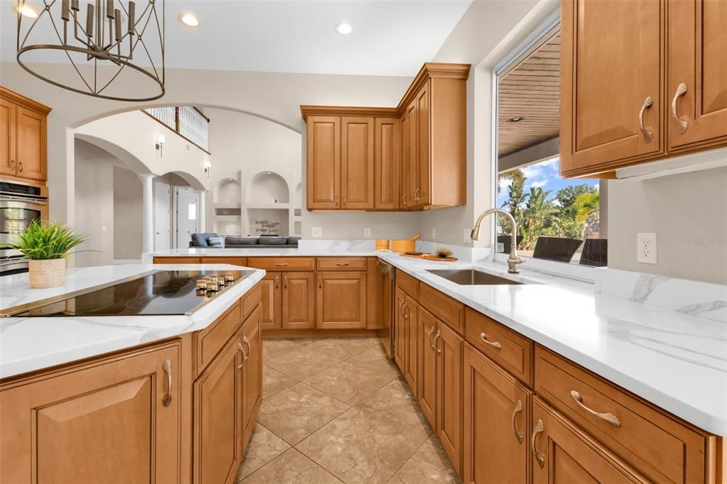 Interior, Kitchen, Pendant Lights, Recessed Lighting