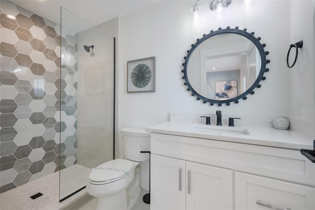 Bathroom, Glass Shower, Interior