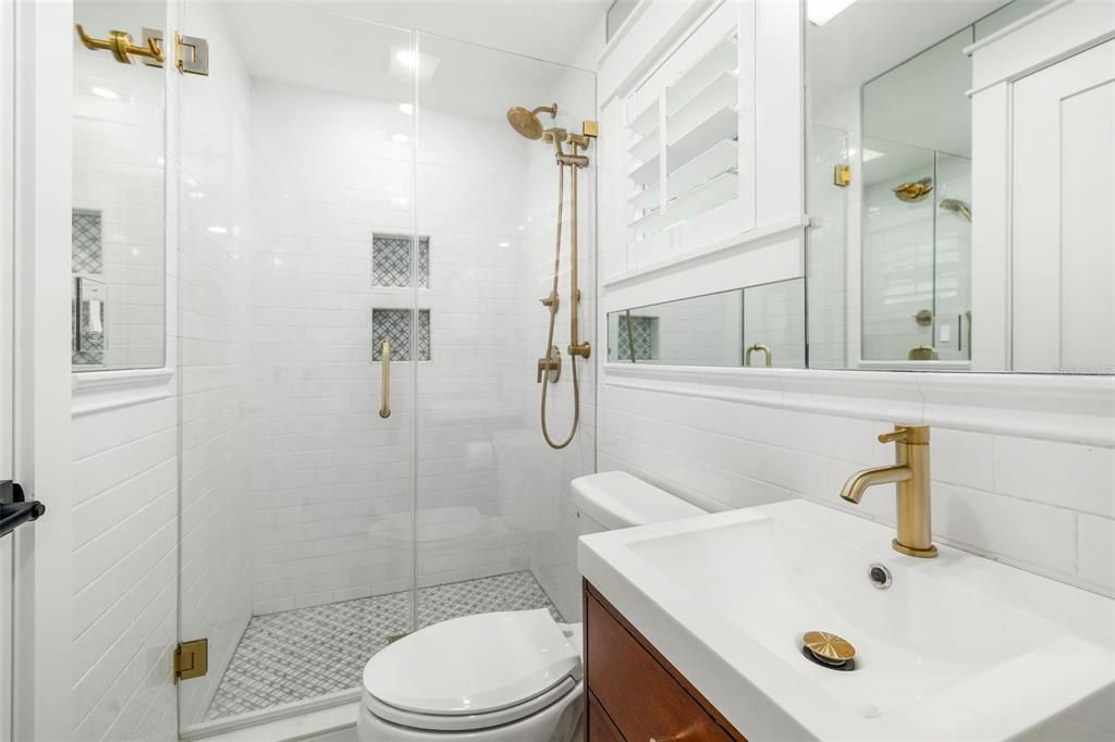 Bathroom, Glass Shower, Interior