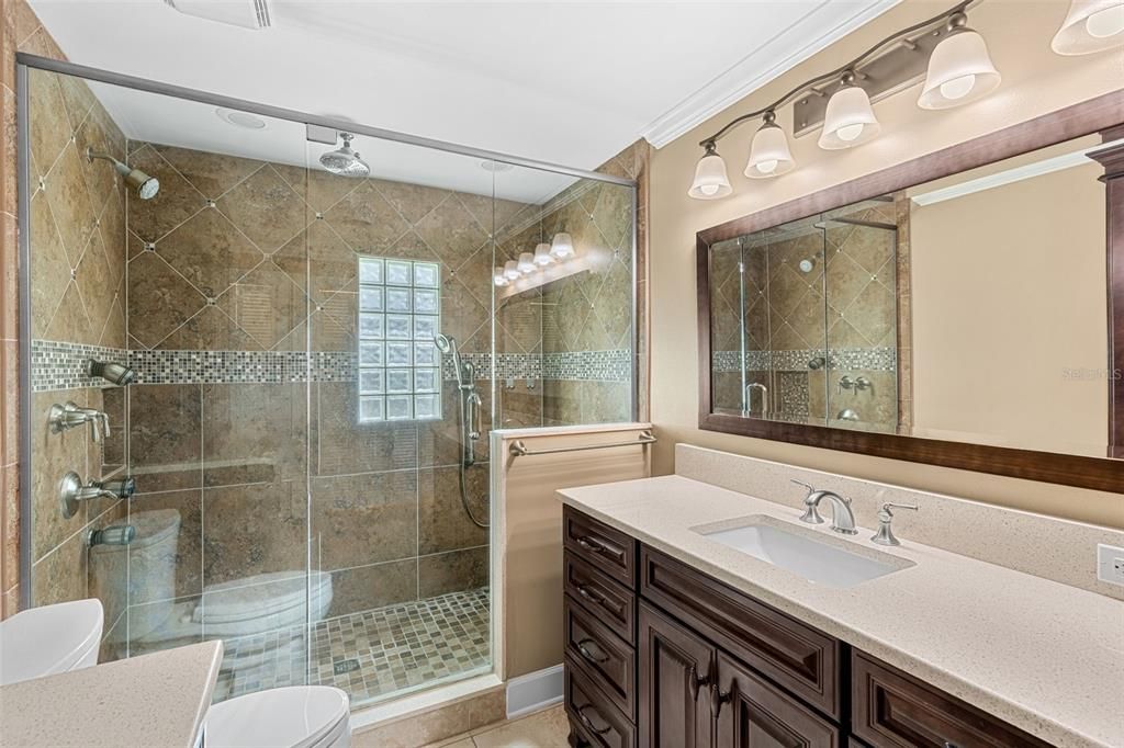 Bathroom, Glass Shower, Interior