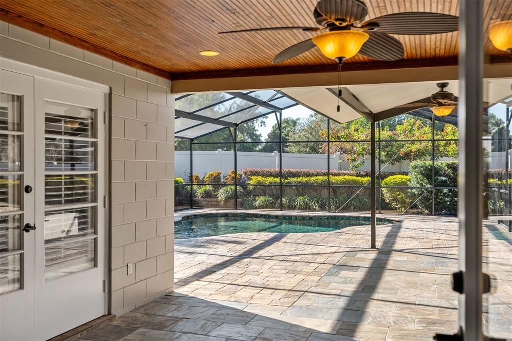Glass Ceilings, Interior, Pool, Recessed Lighting, Sun Room