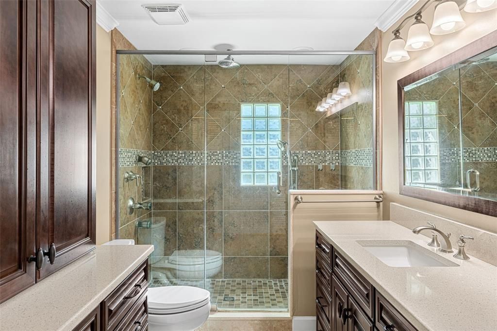 Bathroom, Glass Shower, Interior