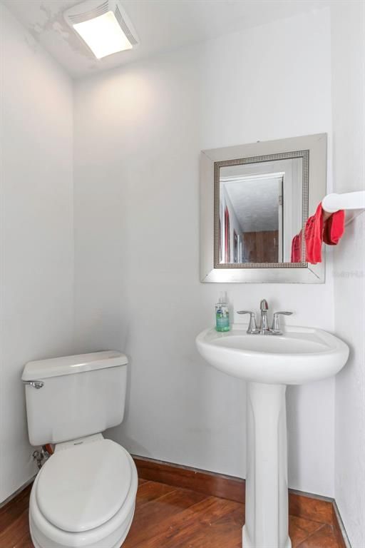 Bathroom, Interior, Wood Texture Flooring