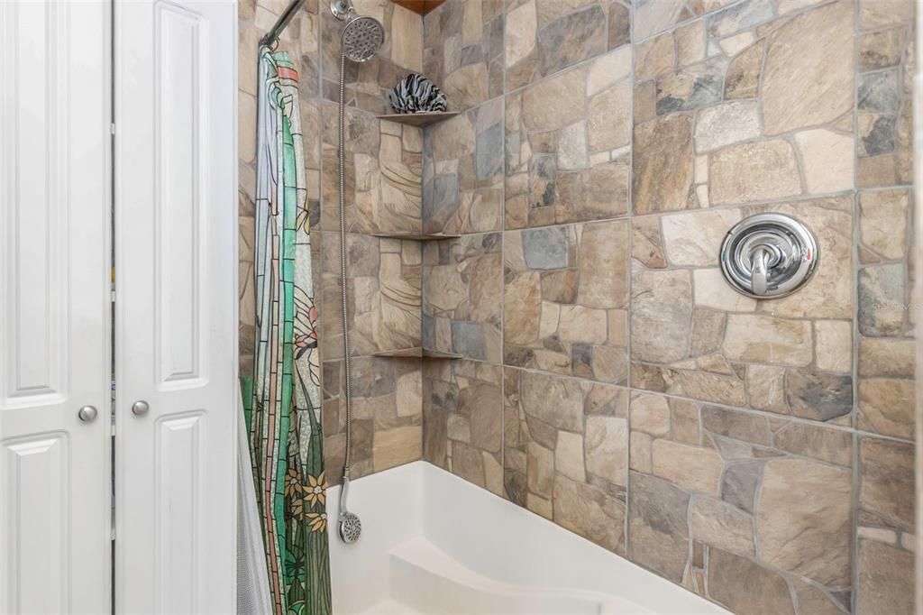 Bathroom, Interior, Stone Walls
