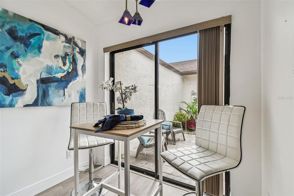 Dining room, Interior, Wood Texture Flooring