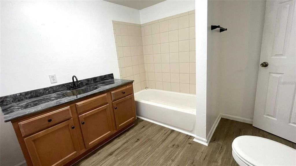 Bathroom, Interior, Wood Texture Flooring