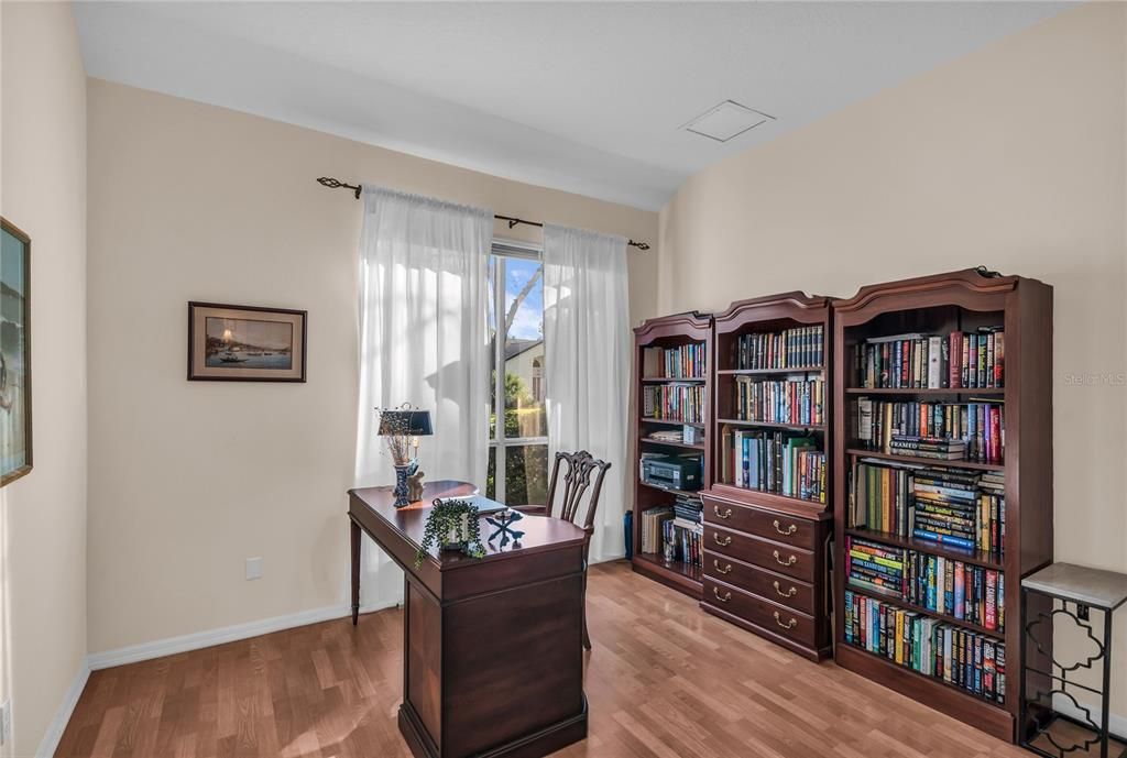 Home Office, Interior, Wood Texture Flooring