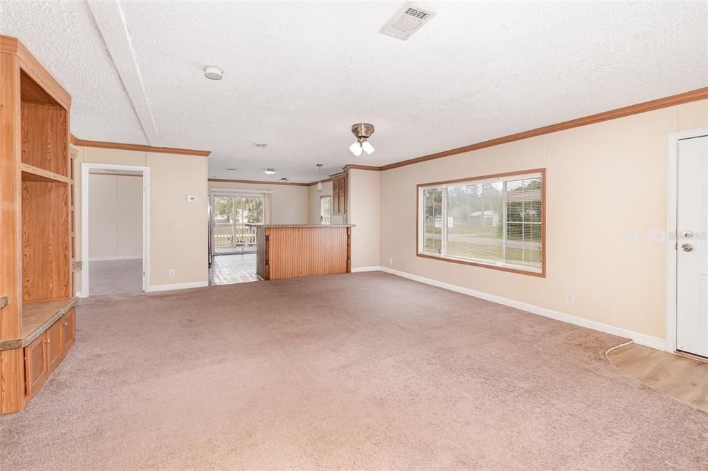 Empty room, Interior, Recessed Lighting