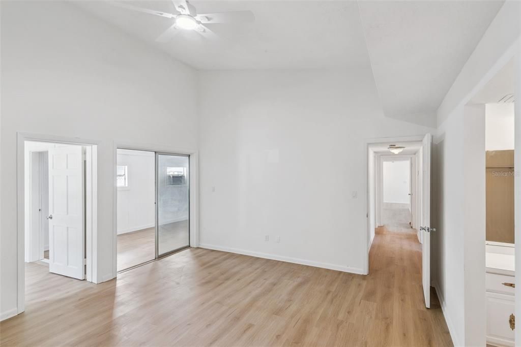 Empty room, Interior, Wood Texture Flooring