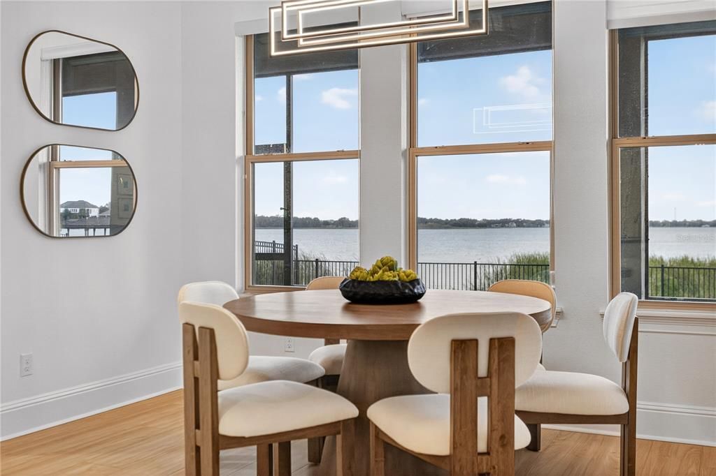 Dining room, Interior, Water, Wood Texture Flooring