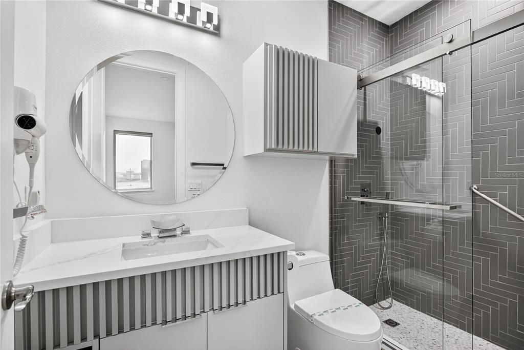 Bathroom, Glass Shower, Interior