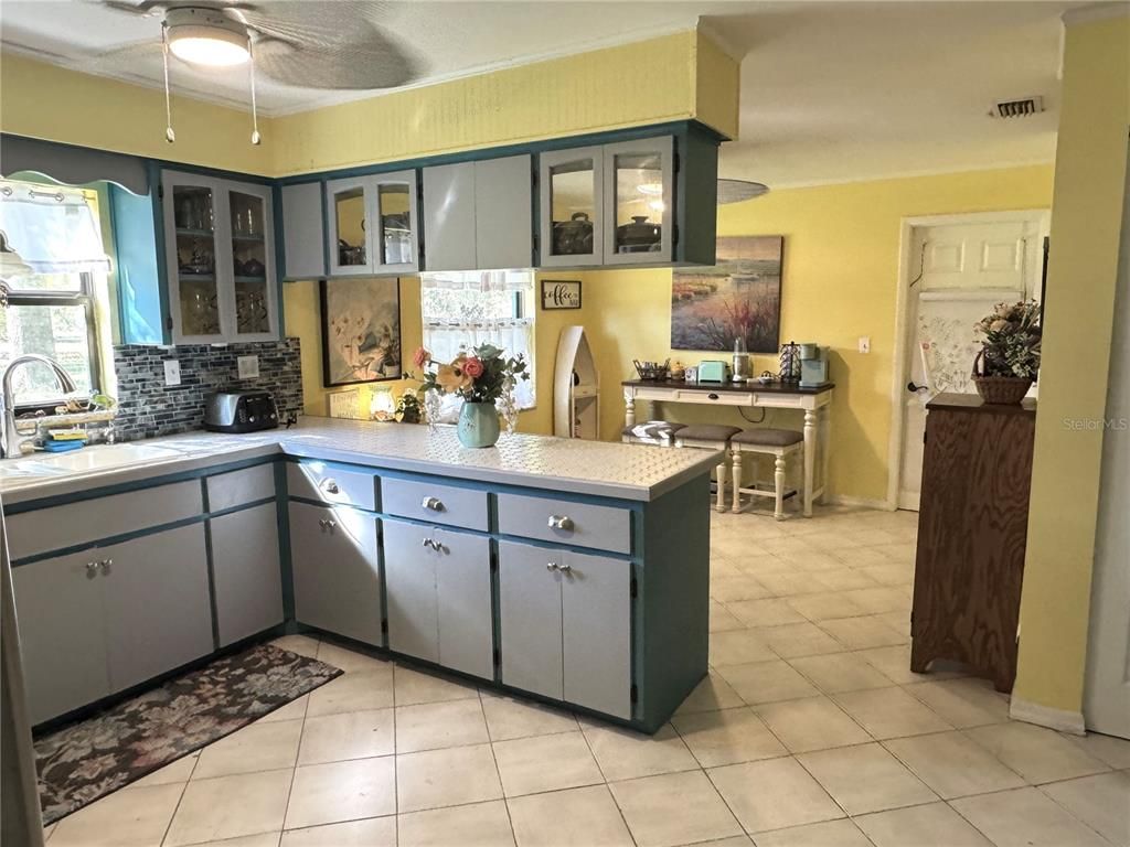 Interior, Kitchen, Tile Countertops