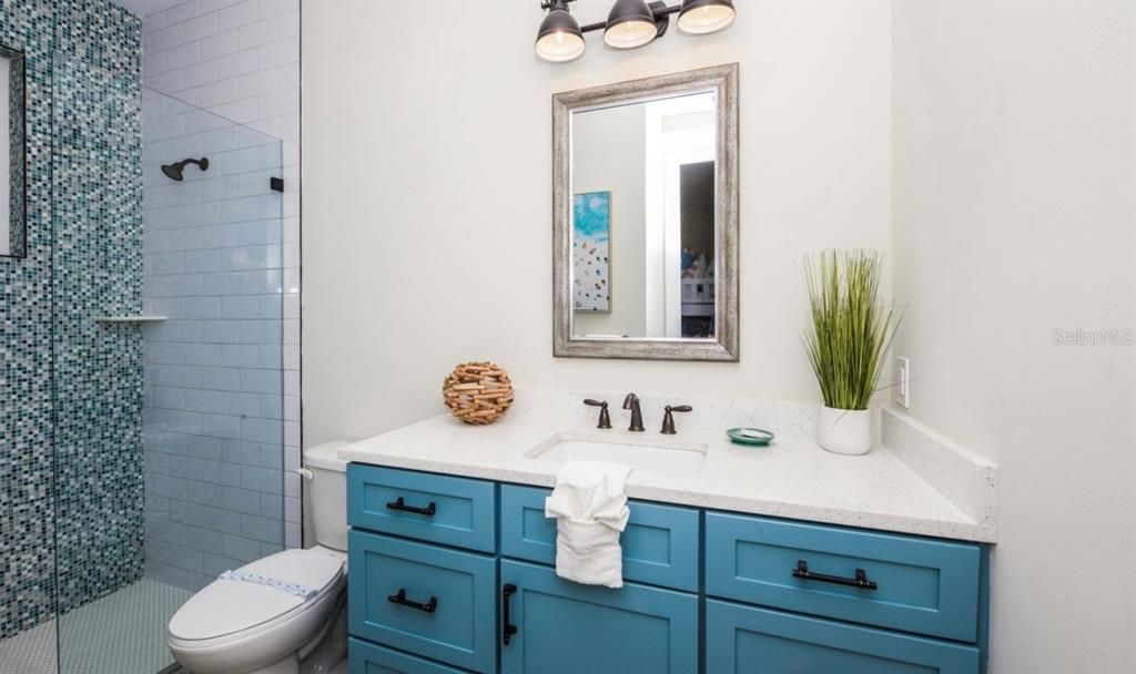 Bathroom, Glass Shower, Interior