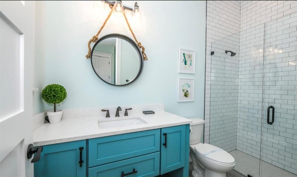 Bathroom, Glass Shower, Interior