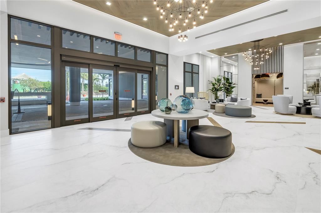 Interior, Living room, Marble, Pendant Lights, Recessed Lighting