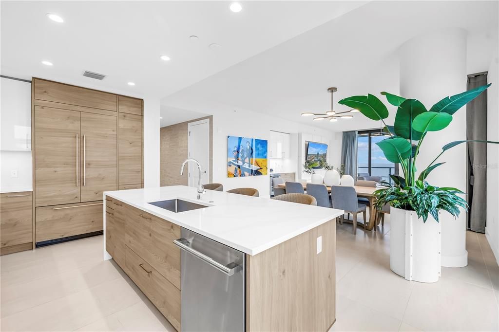 Interior, Kitchen, Recessed Lighting, Stainless Steel Appliances