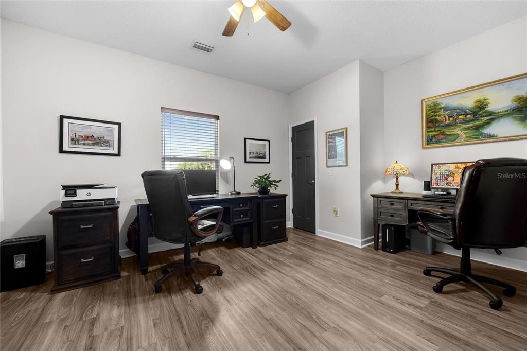 Home Office, Interior, Wood Texture Flooring