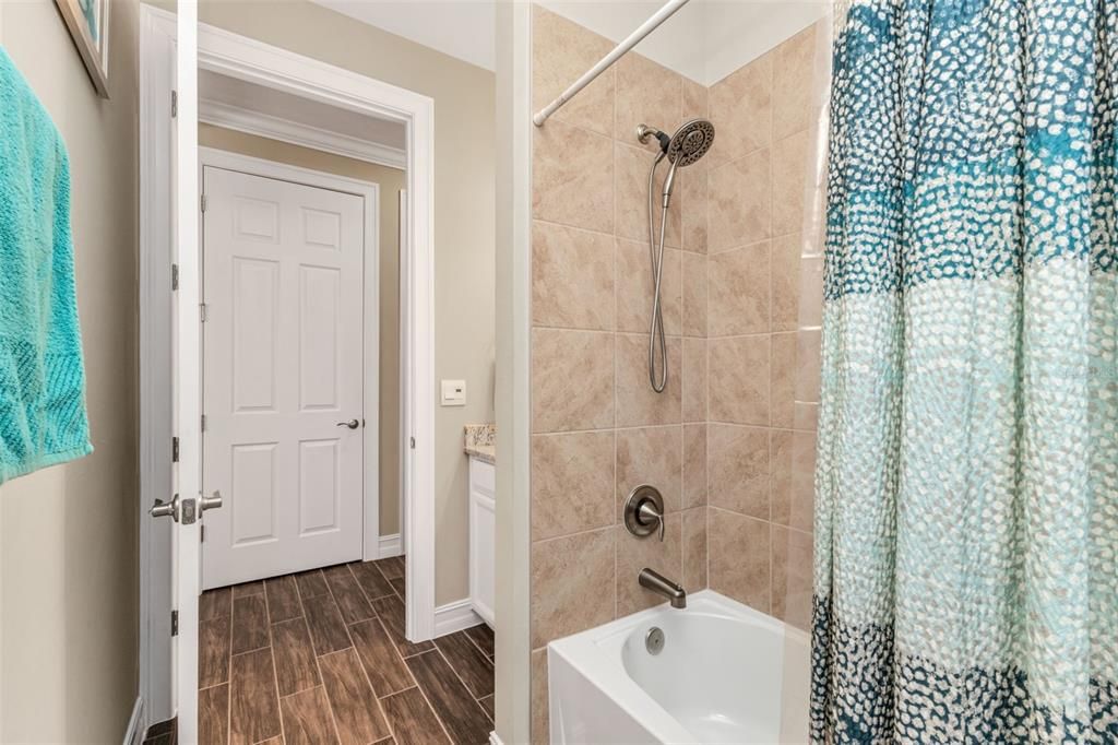 Bathroom, Interior, Wood Texture Flooring