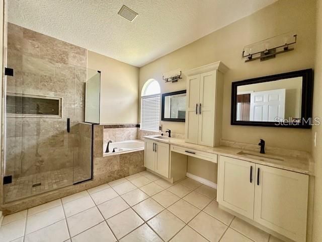 Bathroom, Dual Sink Vanities, Glass Shower, Interior