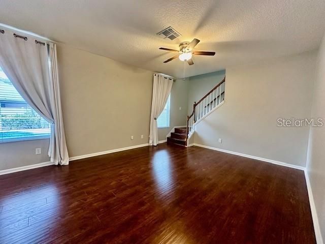 Empty room, Interior, Wood Texture Flooring