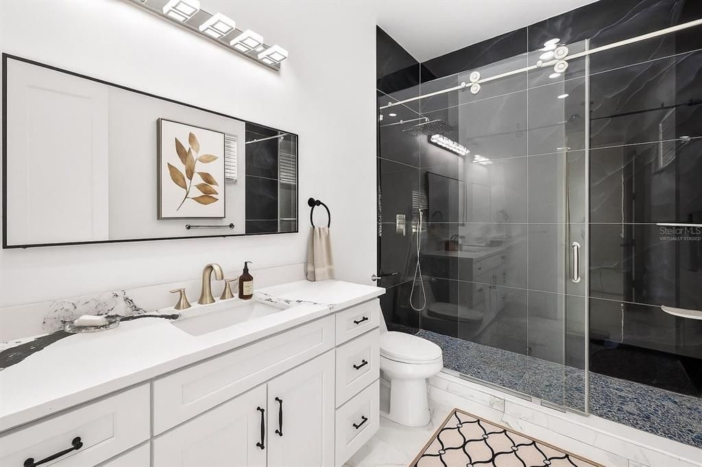 Bathroom, Glass Shower, Interior