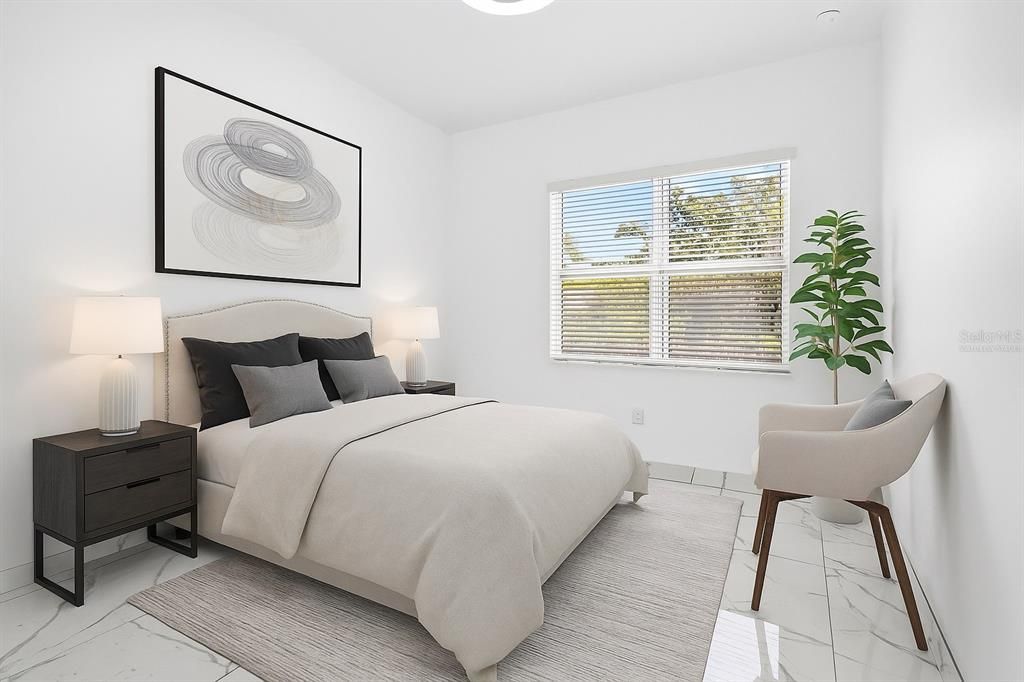 Bedroom, Interior, Marble