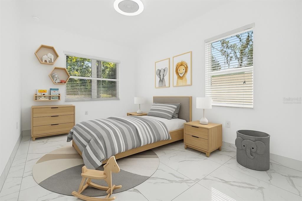 Bedroom, Interior, Marble