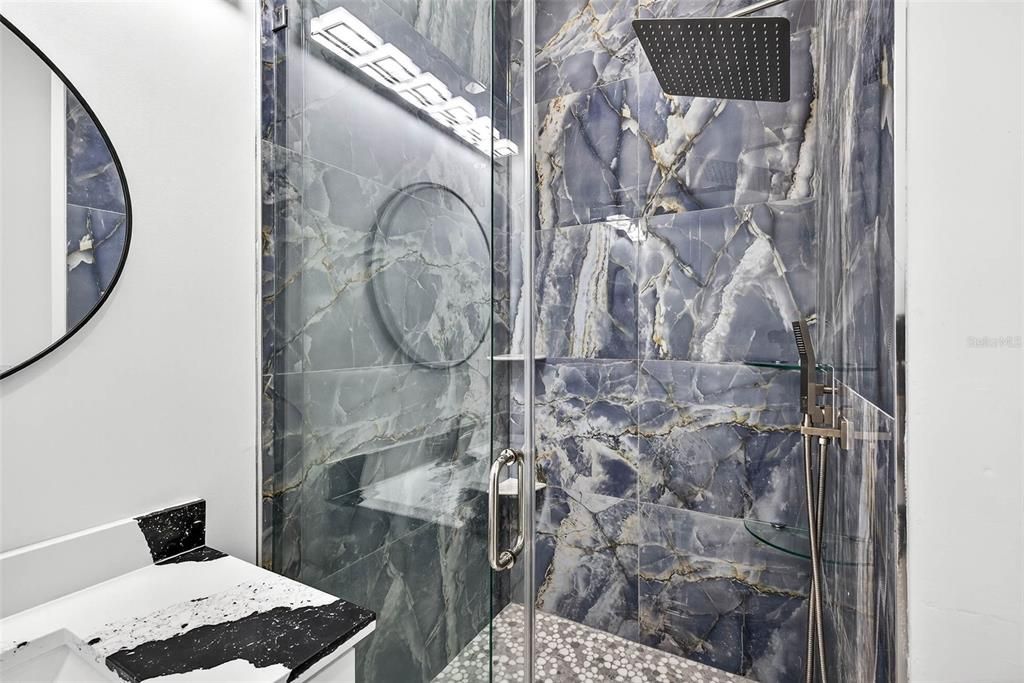 Bathroom, Glass Shower, Interior