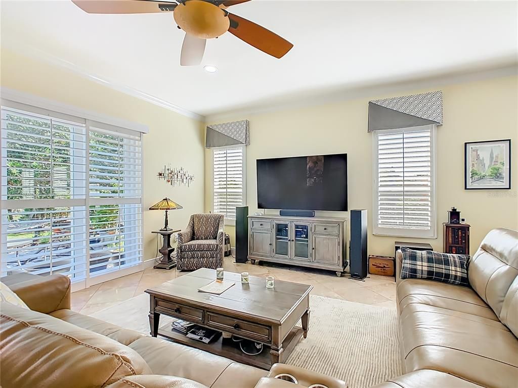 Interior, Living room, Recessed Lighting