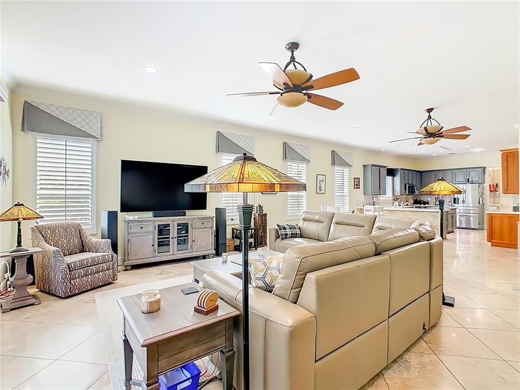 Interior, Kitchen, Living room, Recessed Lighting