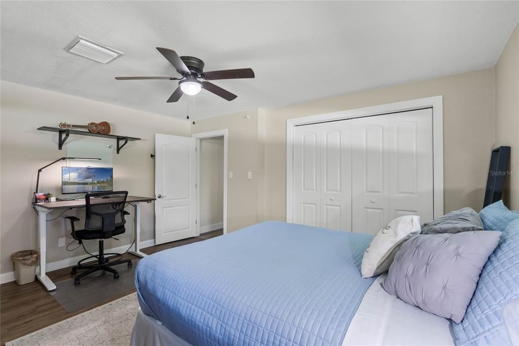 Bedroom, Home Office, Interior, Wood Texture Flooring