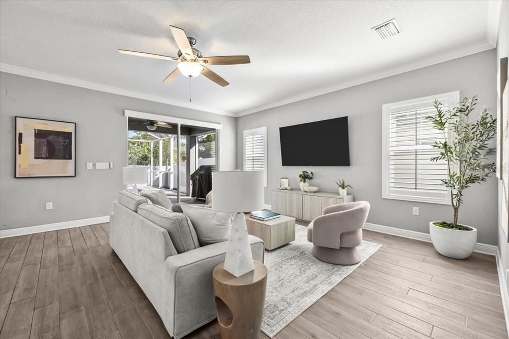 Interior, Living room, Wood Texture Flooring