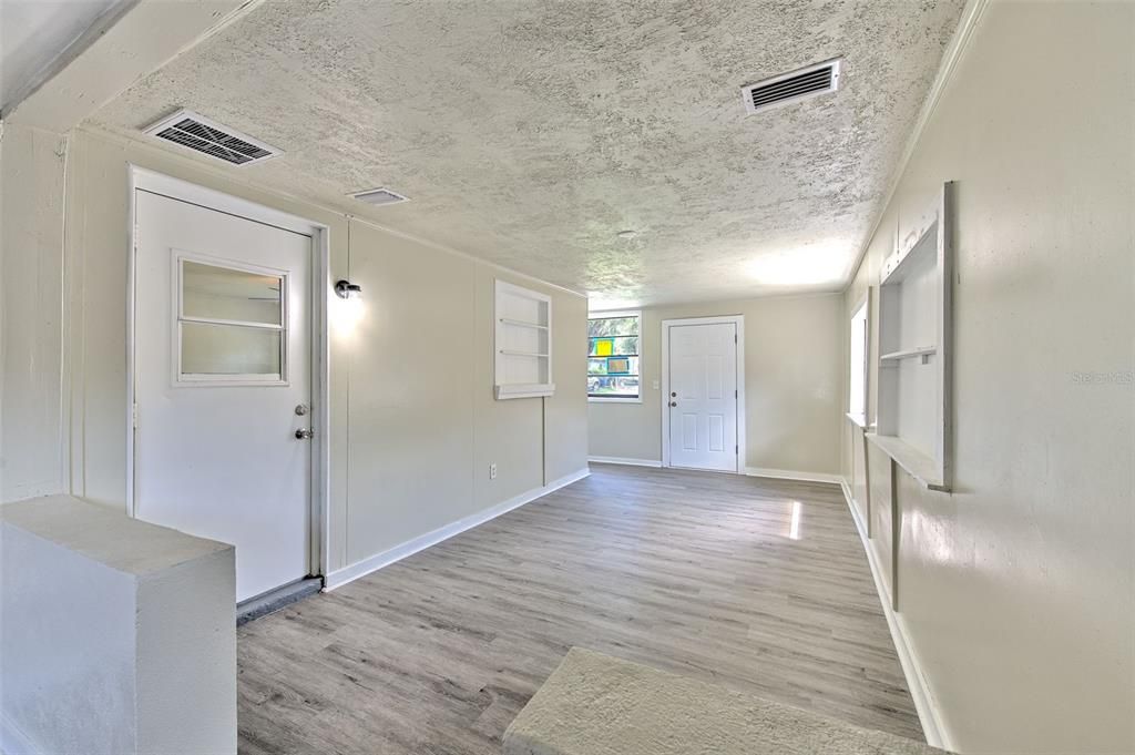 Empty room, Interior, Wood Texture Flooring