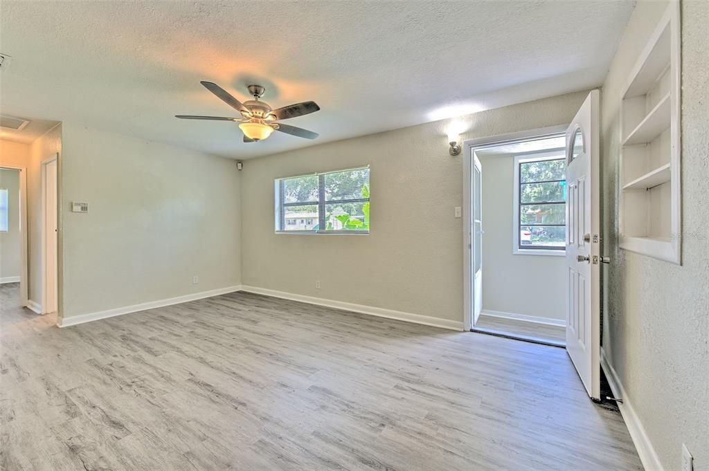 Empty room, Interior, Wood Texture Flooring