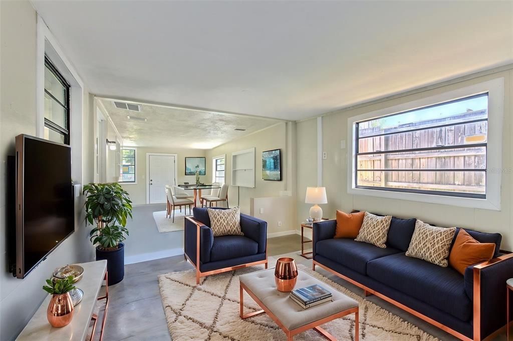 Dining room, Interior, Living room