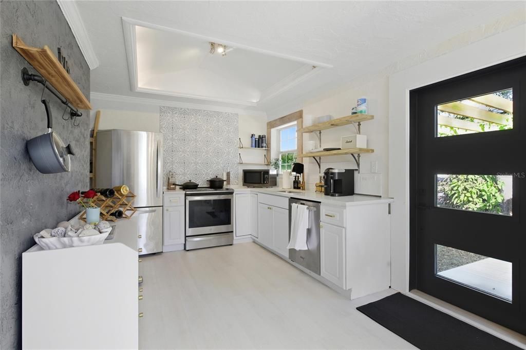 Interior, Kitchen, Stainless Steel Appliances