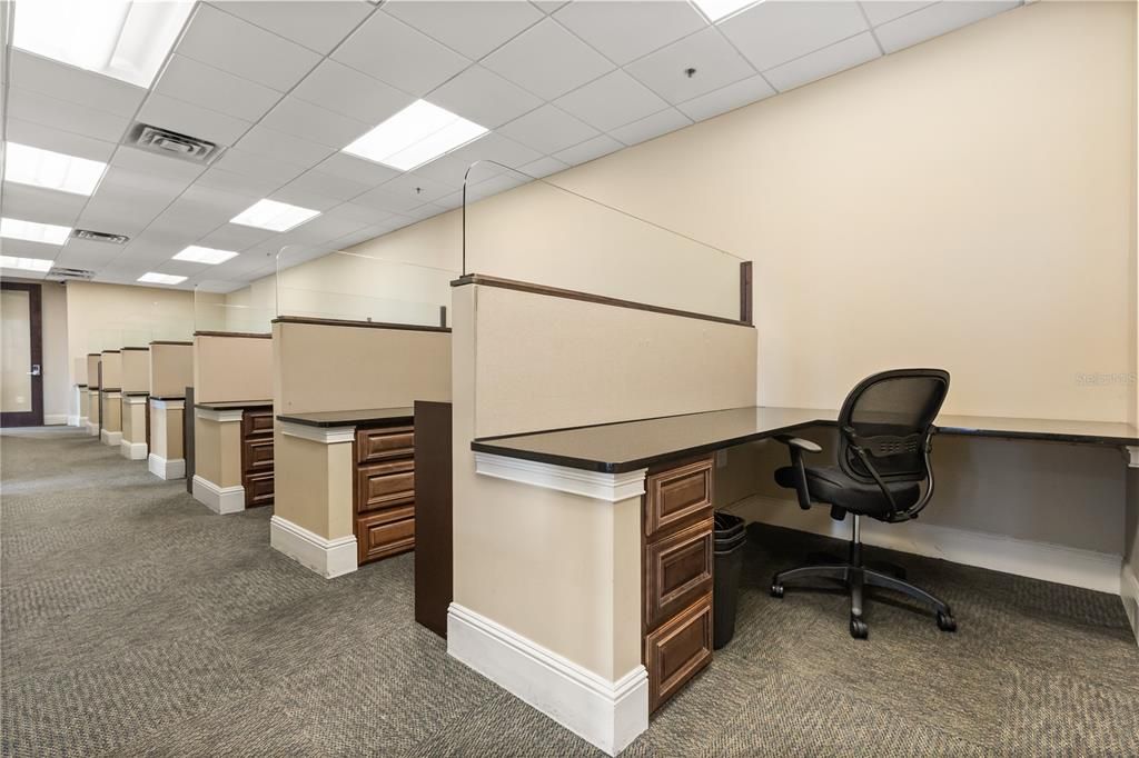 Home Office, Interior, Recessed Lighting