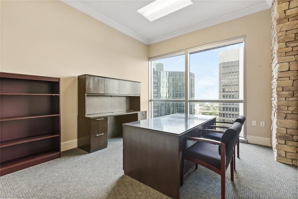 Home Office, Interior, Stone Walls