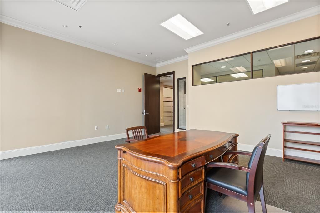 Home Office, Interior, Recessed Lighting