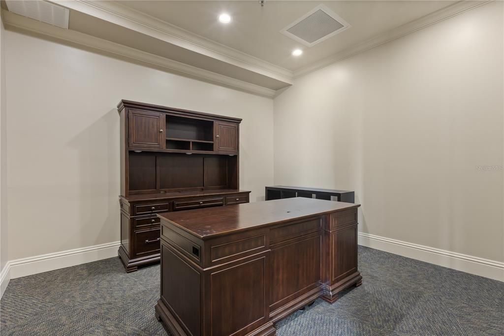 Home Office, Interior, Recessed Lighting