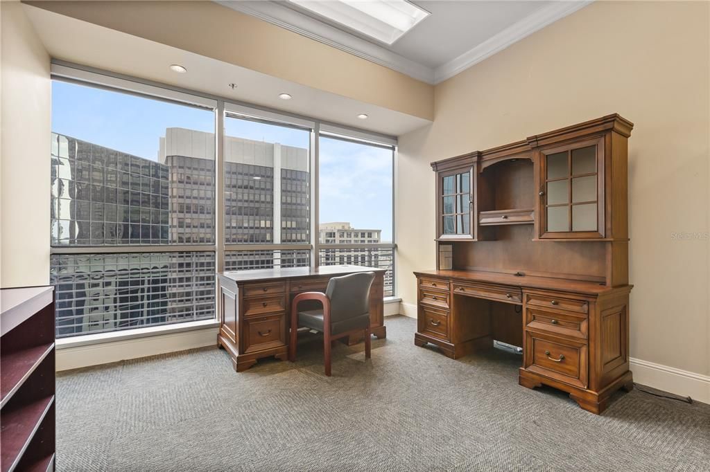 Home Office, Interior, Recessed Lighting