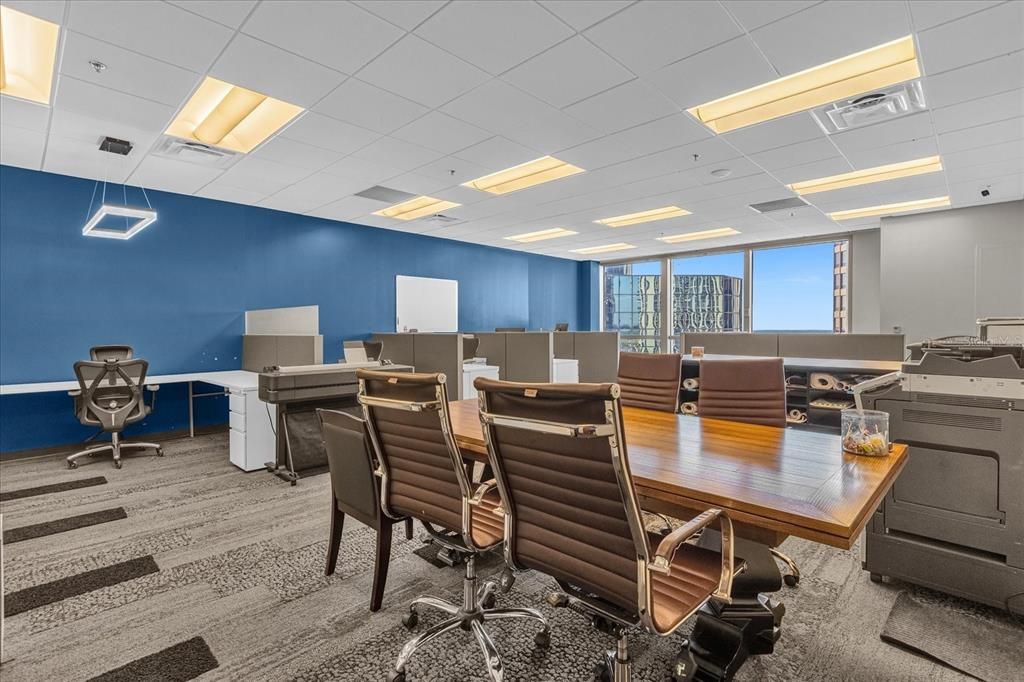 Home Office, Interior, Recessed Lighting