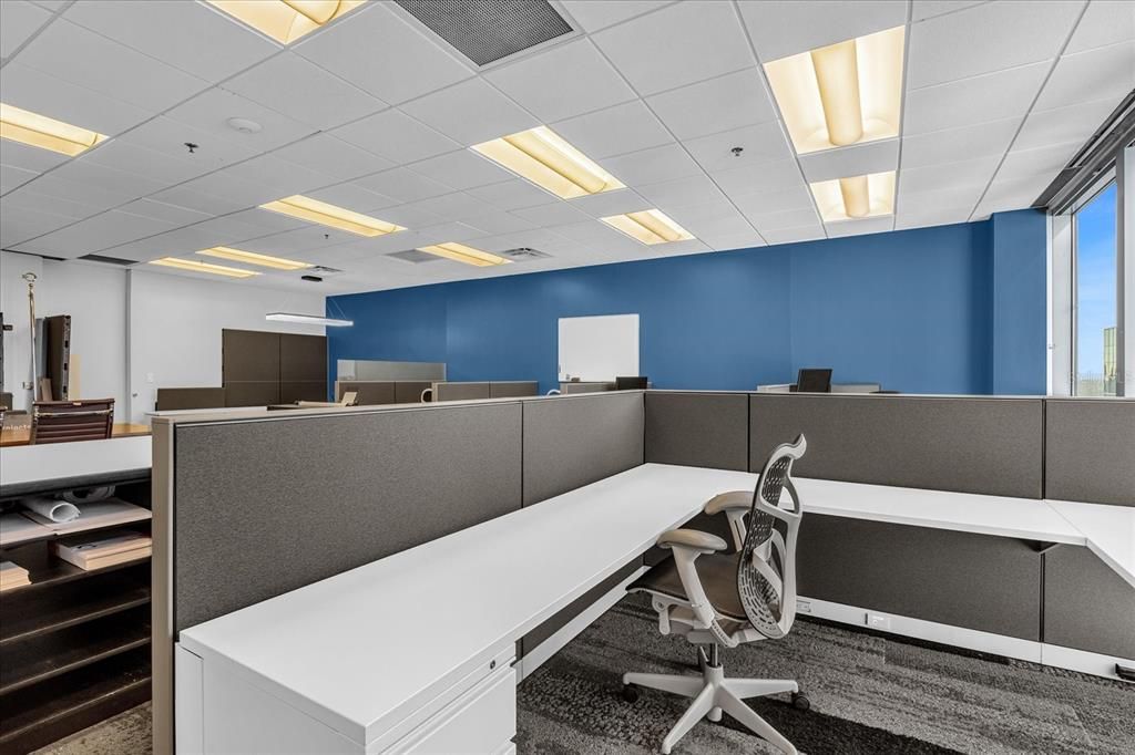 Home Office, Interior, Recessed Lighting