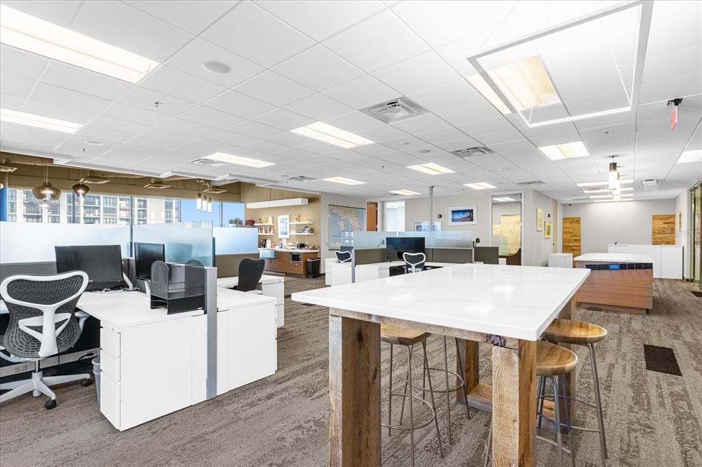 Home Office, Interior, Pendant Lights, Recessed Lighting