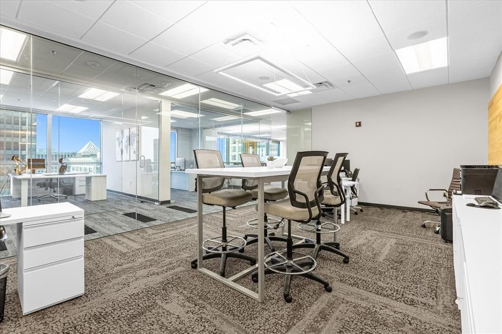 Home Office, Interior, Recessed Lighting