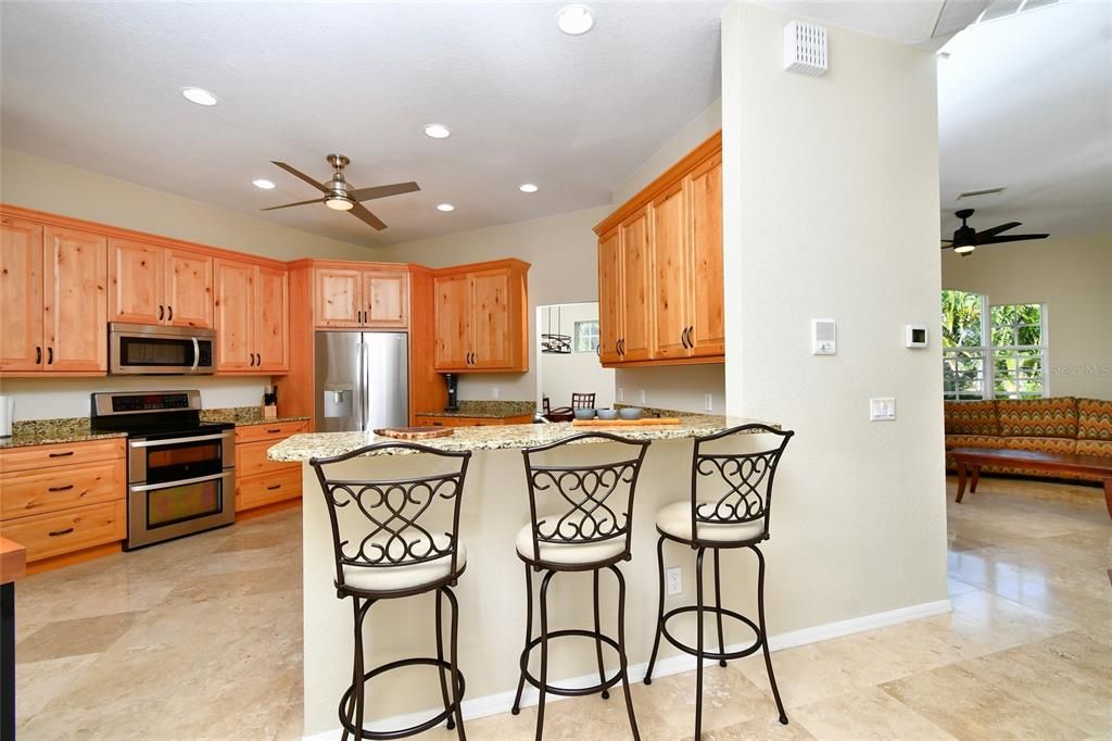 Interior, Kitchen, Recessed Lighting, Stainless Steel Appliances