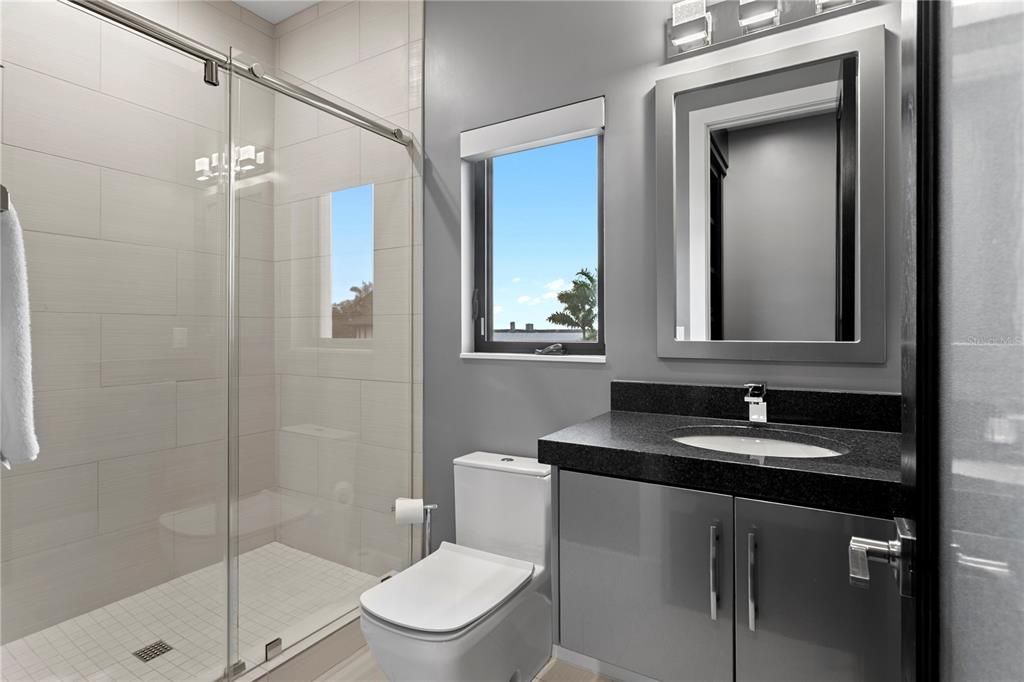 Bathroom, Glass Shower, Interior