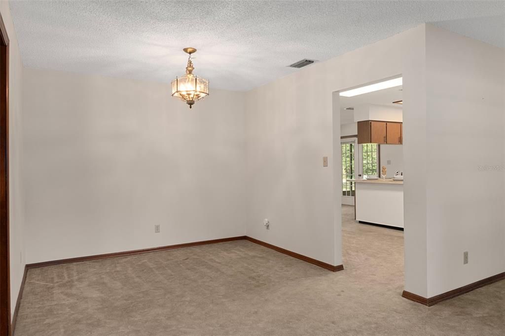 Chandelier, Empty room, Interior