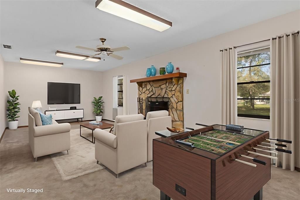 Fireplace, Interior, Living room