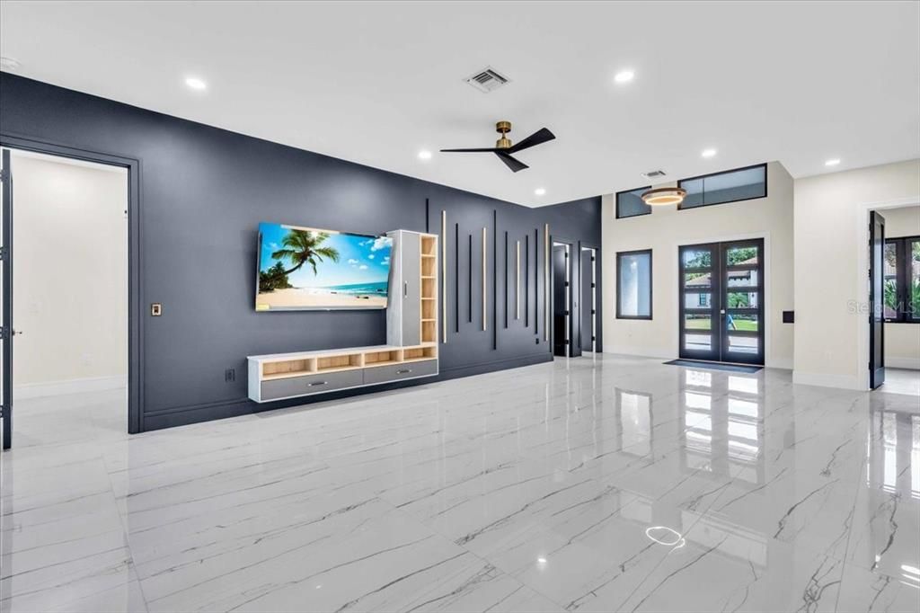 Interior, Marble, Recessed Lighting